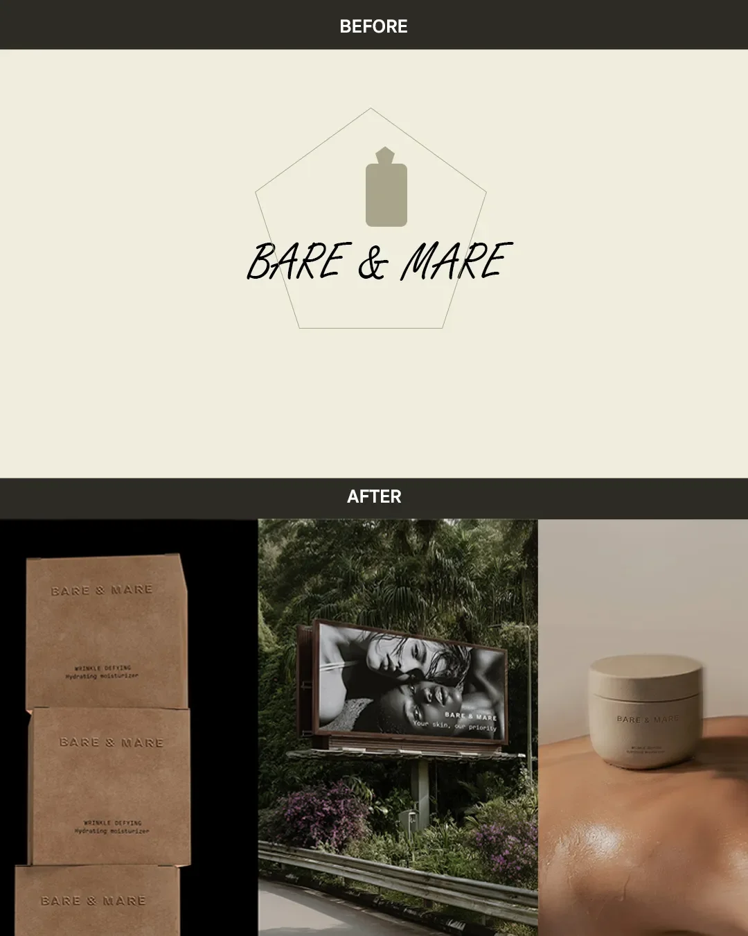 rebranding before and after