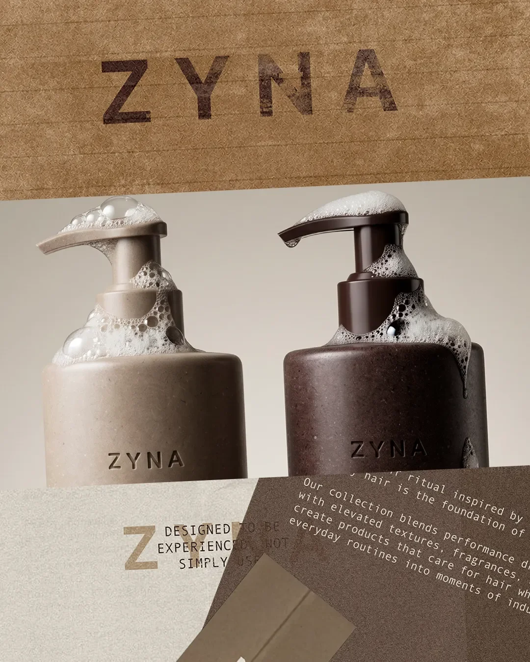 Skincare brand launch assets including packaging, photography and digital content.