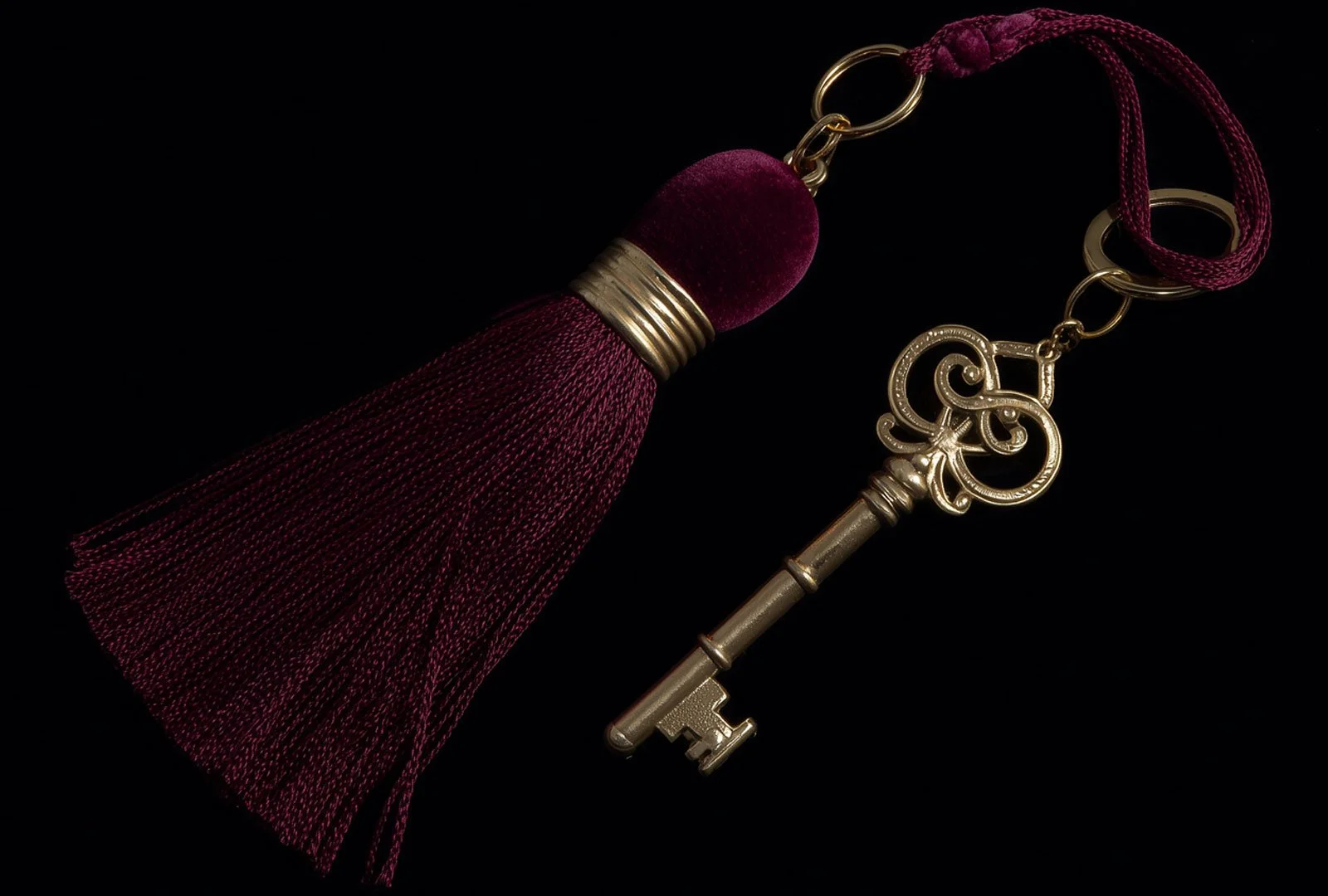 Hotel on-brand key design in vintage style
