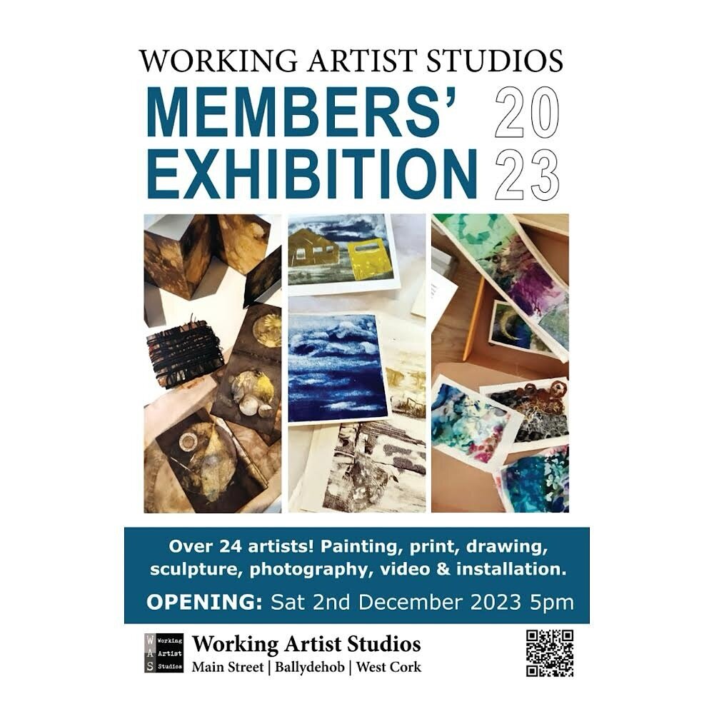 TONIGHT - @workingartiststudios members&rsquo; exhibition is opening tonight at 5pm in Ballydehob. This is always a great show with so many wonderful artists showing off their work. Come by and say hello if you&rsquo;re in the area. #artexhibition #o