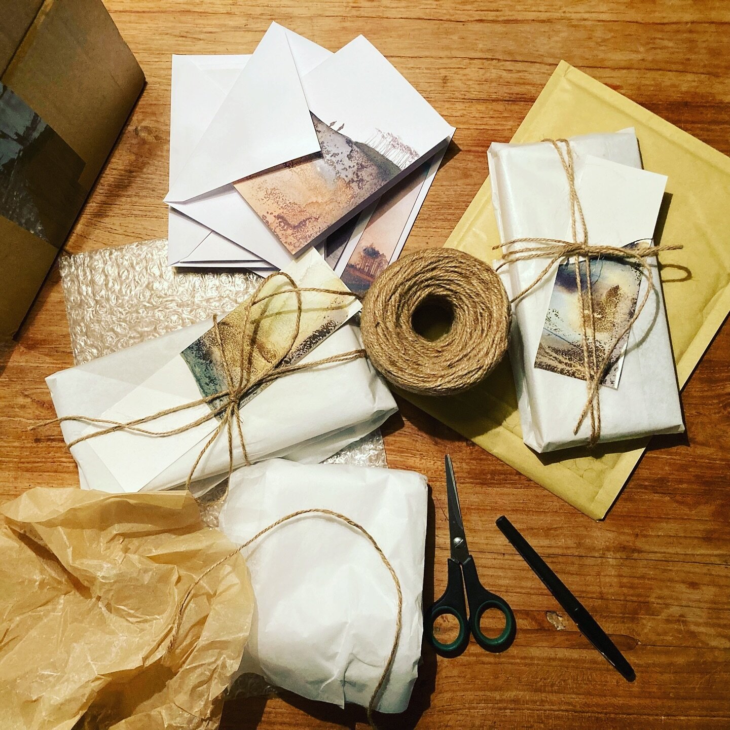 BEST PART - it can feel like a lot of work trying to run a teeny tiny art business, but this is my pay off and one of my favourite parts - packing up orders for you! I&rsquo;m always blown away when someone buys my work, it&rsquo;s the most wonderful