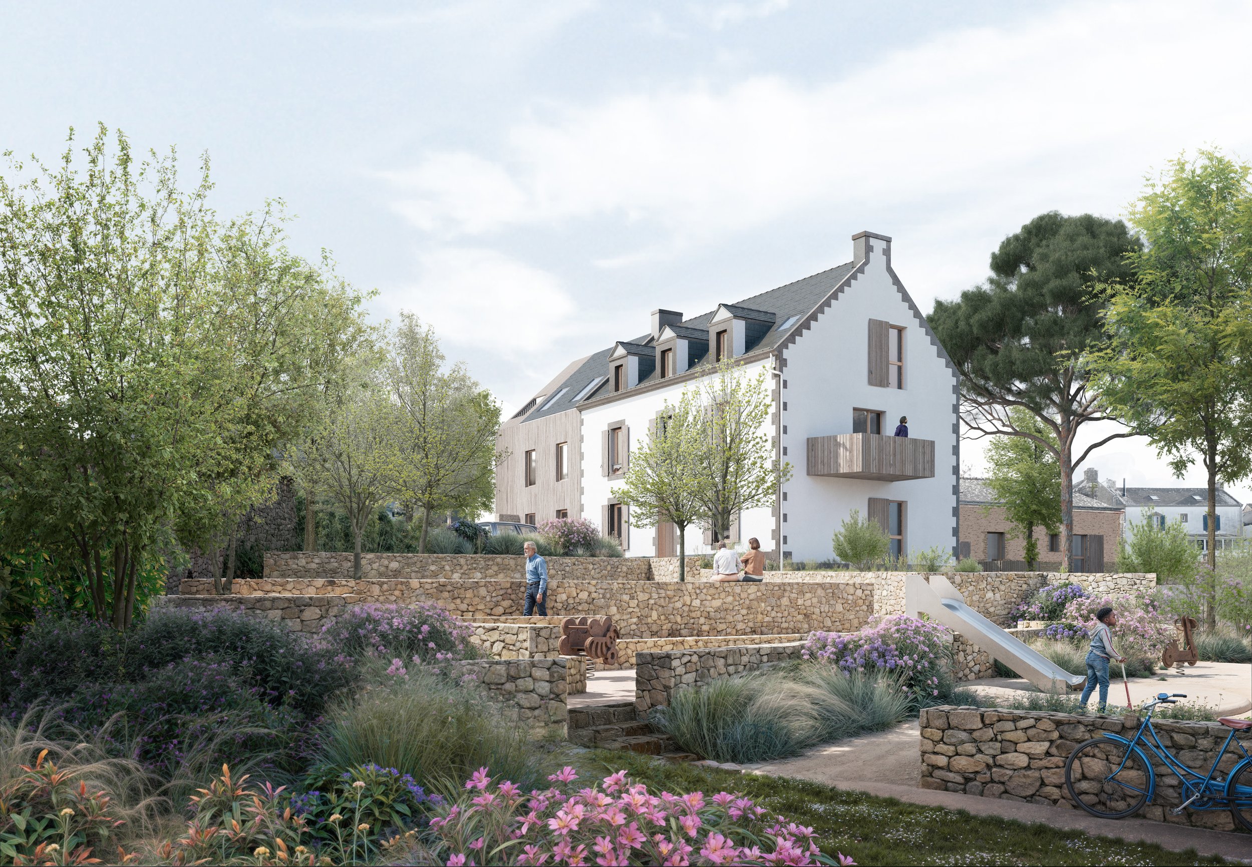 Jardin du Presbytère - LA TRINITÉ-SUR-MER (56)