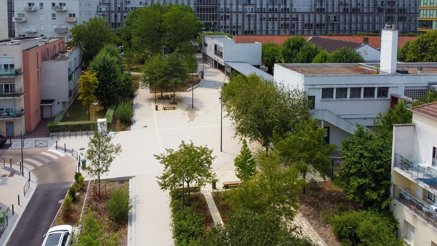 Parc et place des Alouettes FontenaysousBois (94) — VingtDeux Degrés