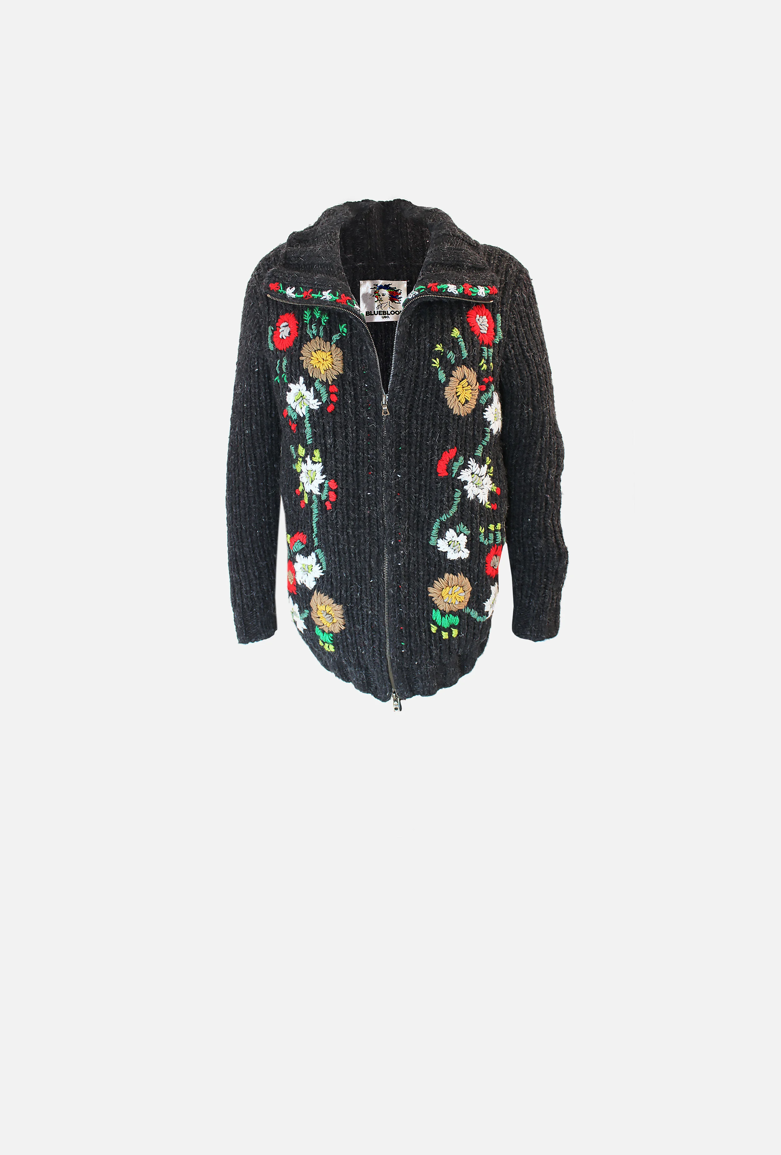 Bluebloodlabel, Swiss Fashion Brand, Luxury Fashion, Swiss Design HIGH-END WOOL MOHAIR KNIT BLOUSON