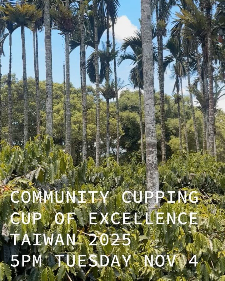 Link in bio, with limited space available!

Join us in cupping and learning about Taiwan&rsquo;s 2025 winning @cupofexcellence lots with the @lokicoffeeco team on Tuesday Nov 4 at 5:00pm. We&rsquo;ll begin with an introduction to the Cup of Excellenc
