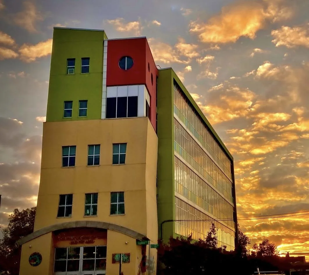 This school has become an anchor in the community and can be viewed from all who travel on the Brucker Espressway.