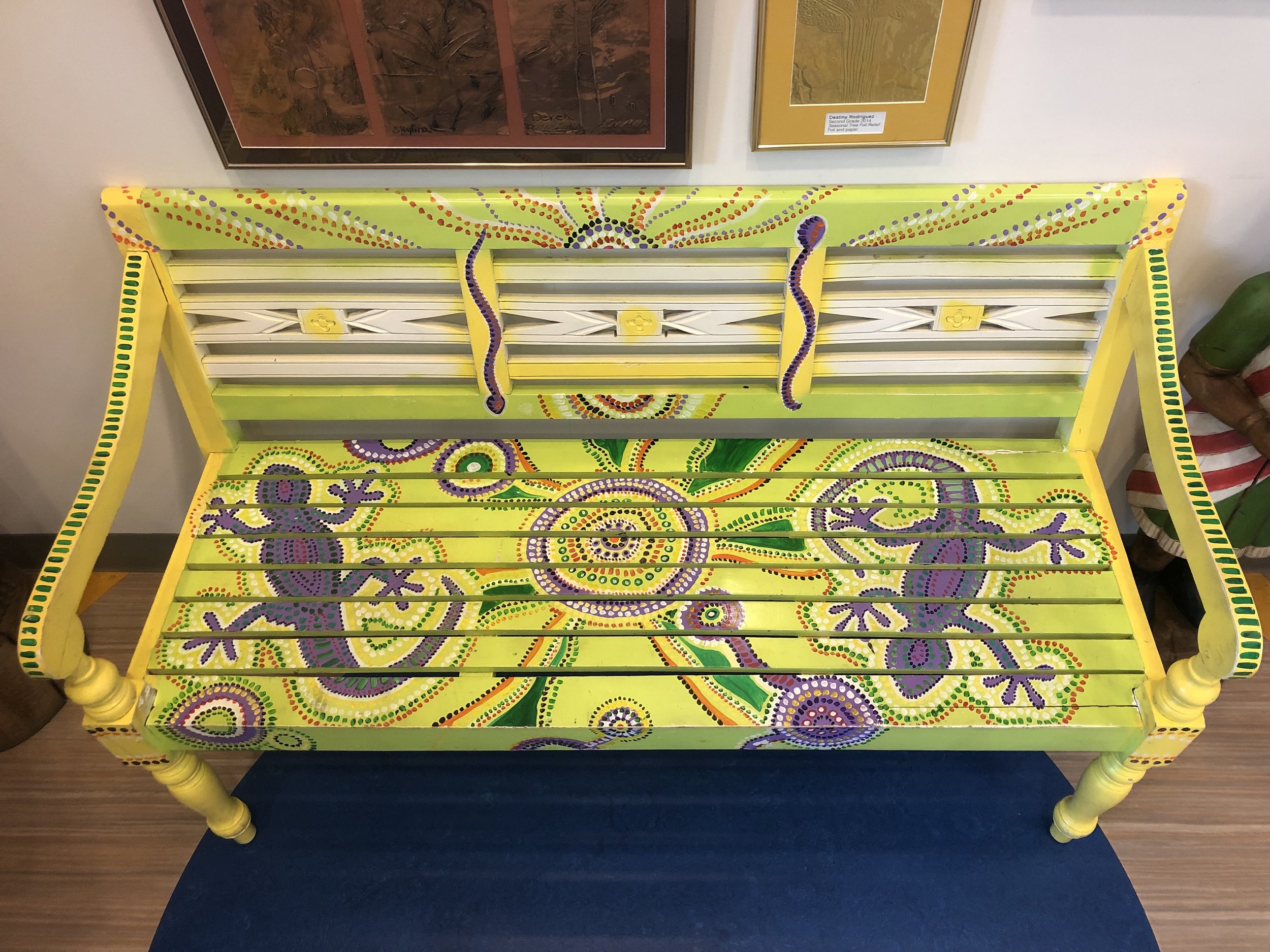 lobby aboriginal bench.jpg