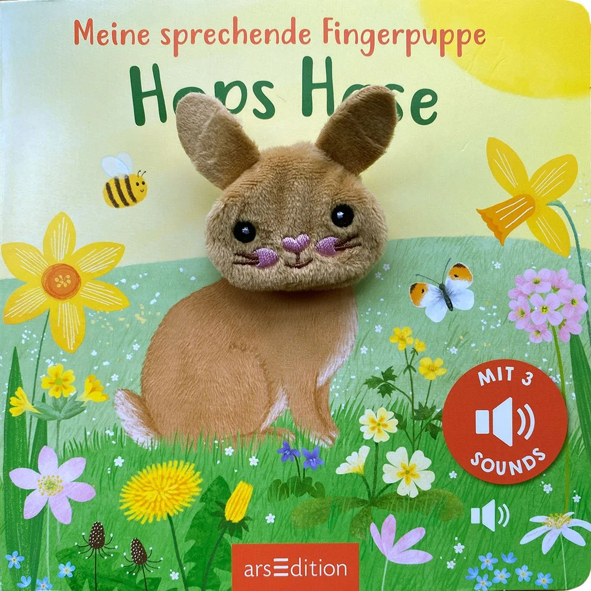 Hops Hare Finger Puppet Book