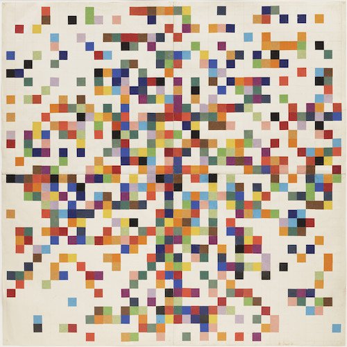 E. Kelly, Spectrum colours arranged by chance II, 1951, MoMA, copyright 2022 Ellsworth Kelly. .jpeg