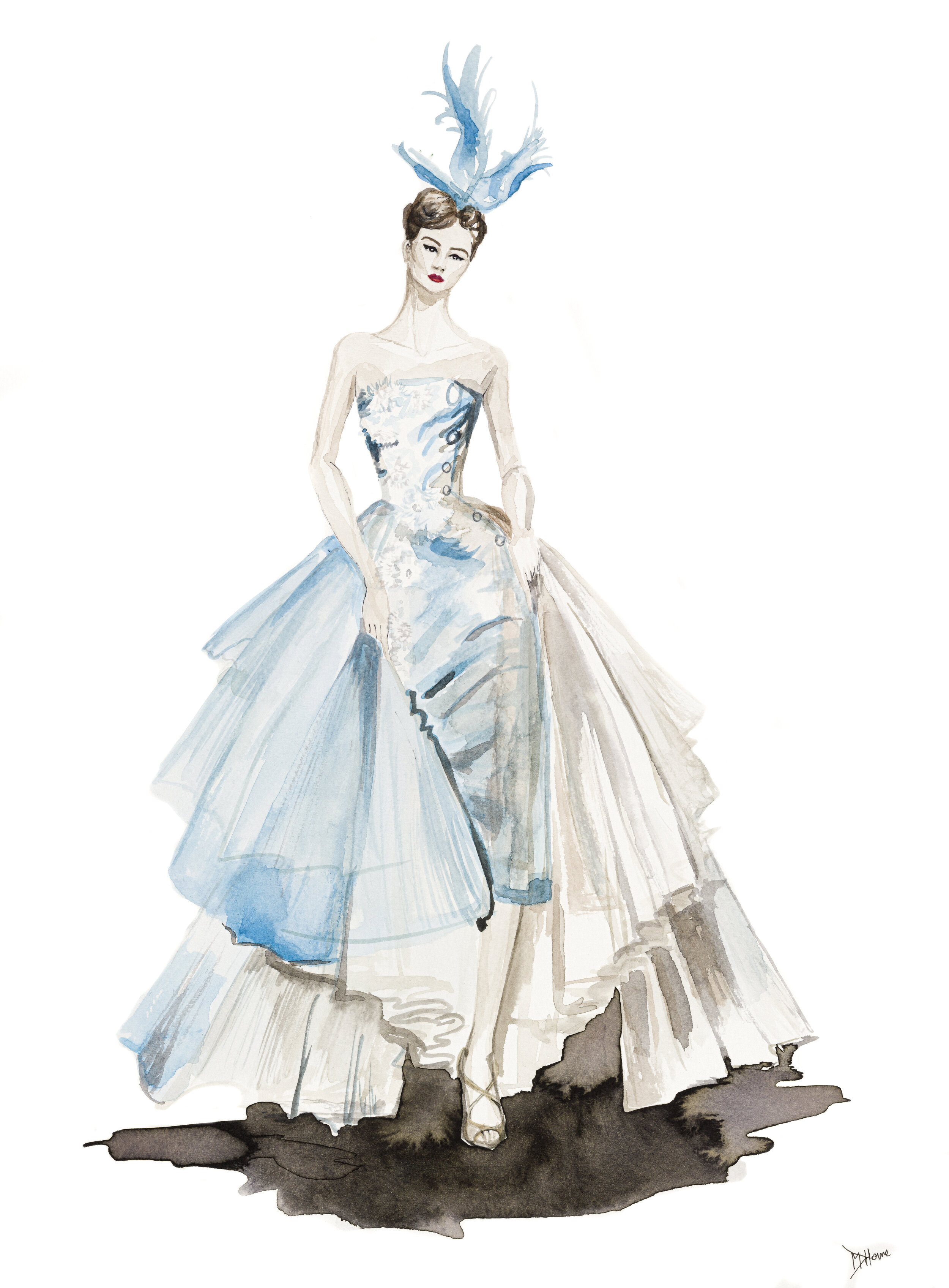 Copy- sketch for Christian Dior by John Galliano by Havdrot on DeviantArt