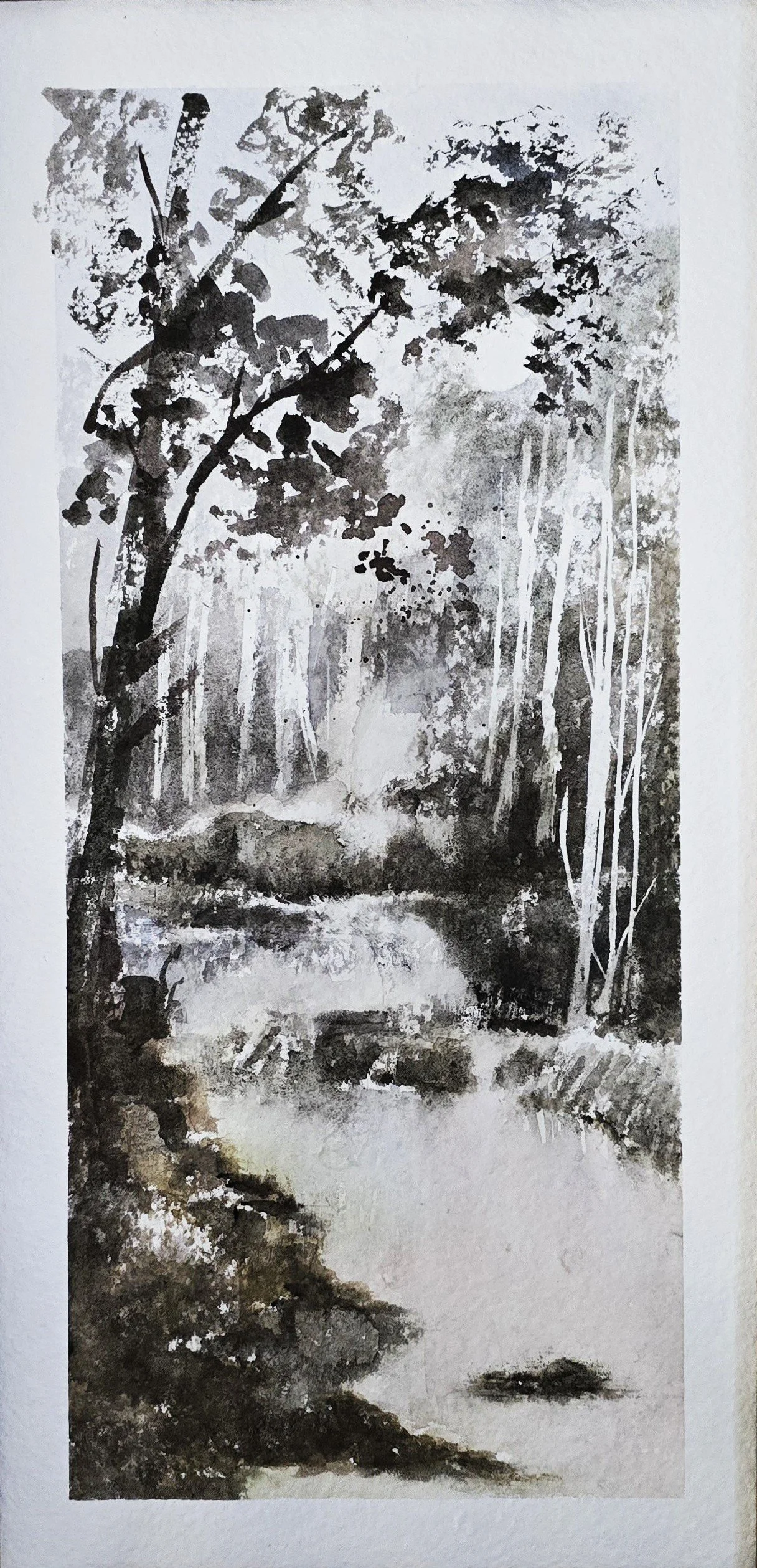 tranquil stream 8x16 unframed.jpg
