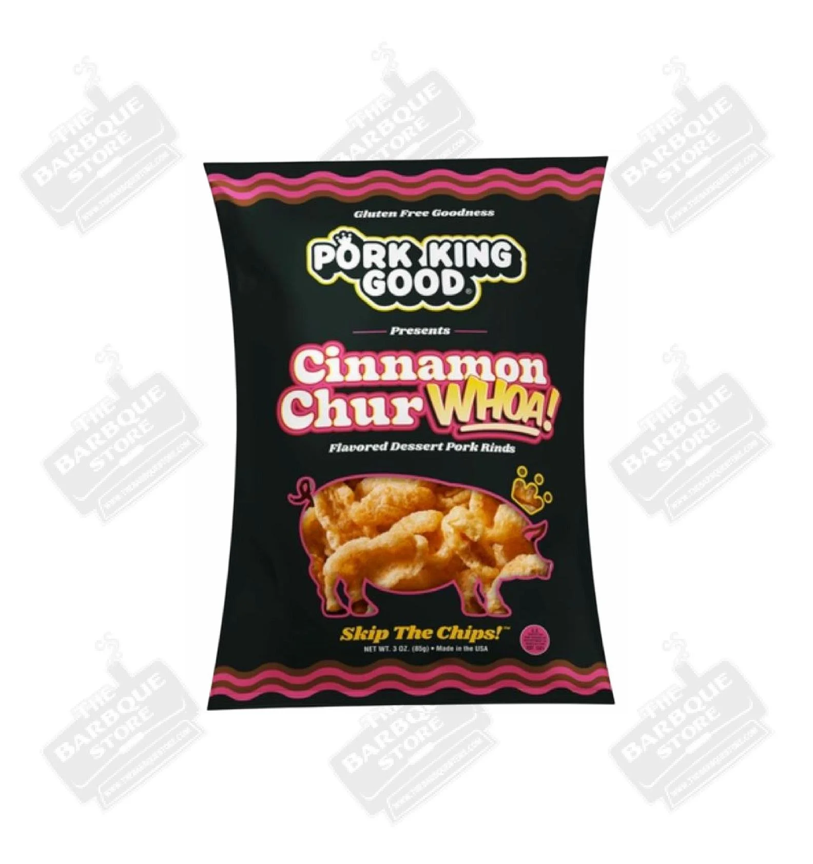 Pork King Good Cinnamon ChurWHOA Pork Rinds