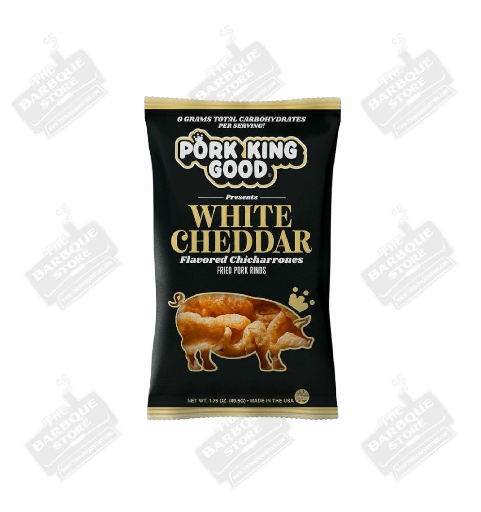 Pork King Good White Cheddar Pork Rinds