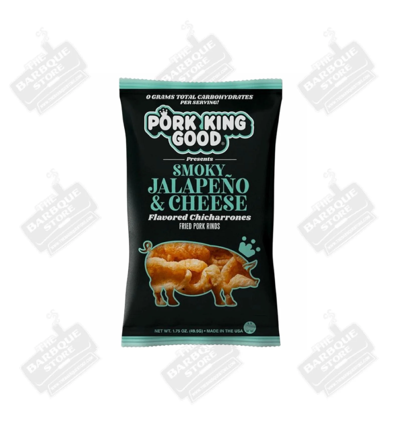 Pork King Good Smoky Jalapeno & Cheese Pork Rinds
