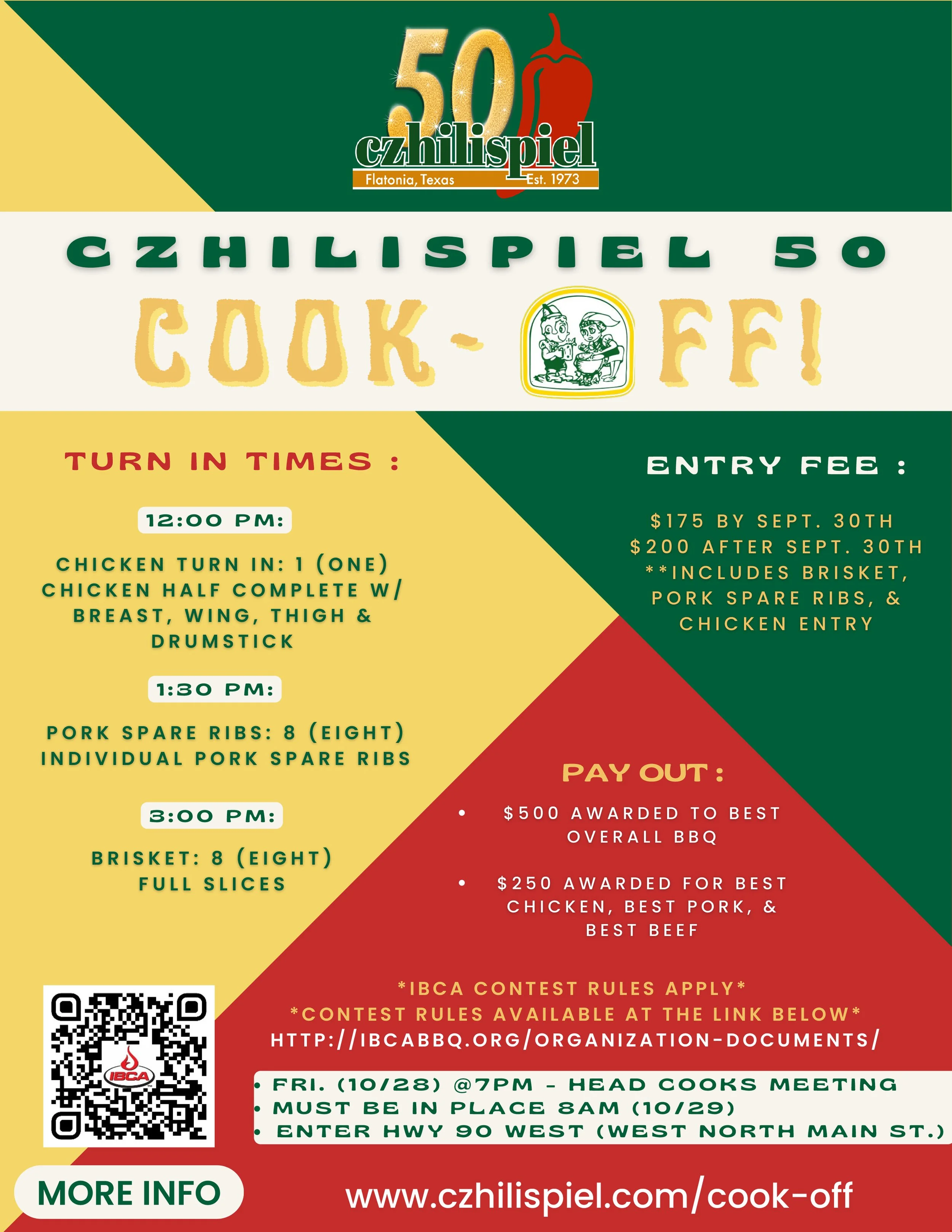 IBCA Flatonia Czhilispiel BBQ Cookoff — The Barbque Store