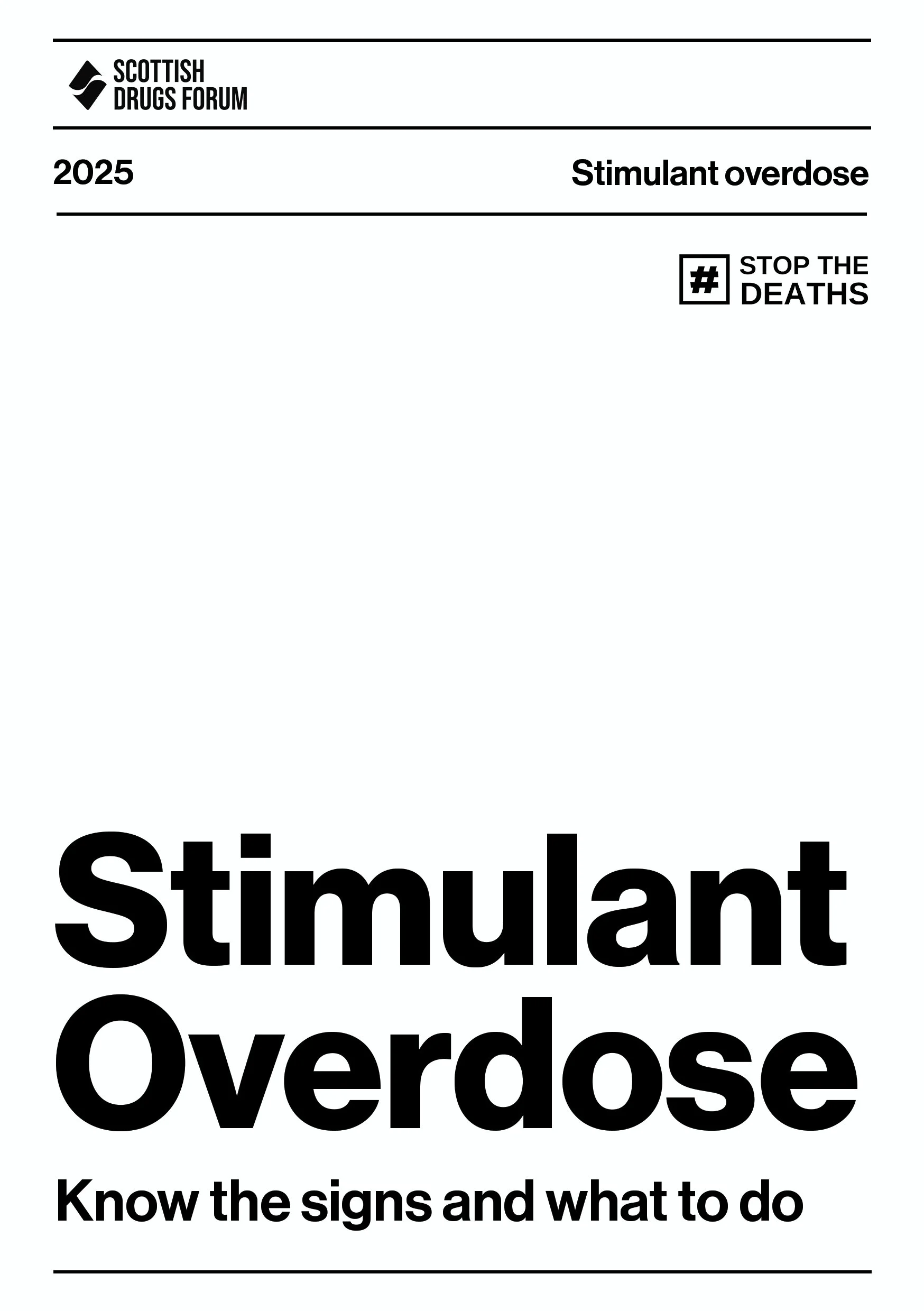 Stimulant Overdose - Know the signs and what to do