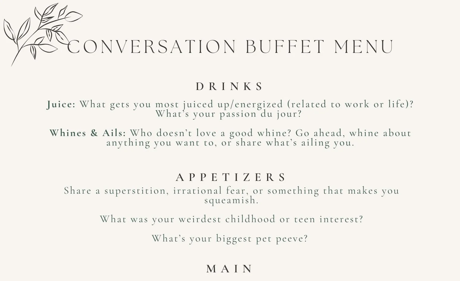 107. Have deeper conversations