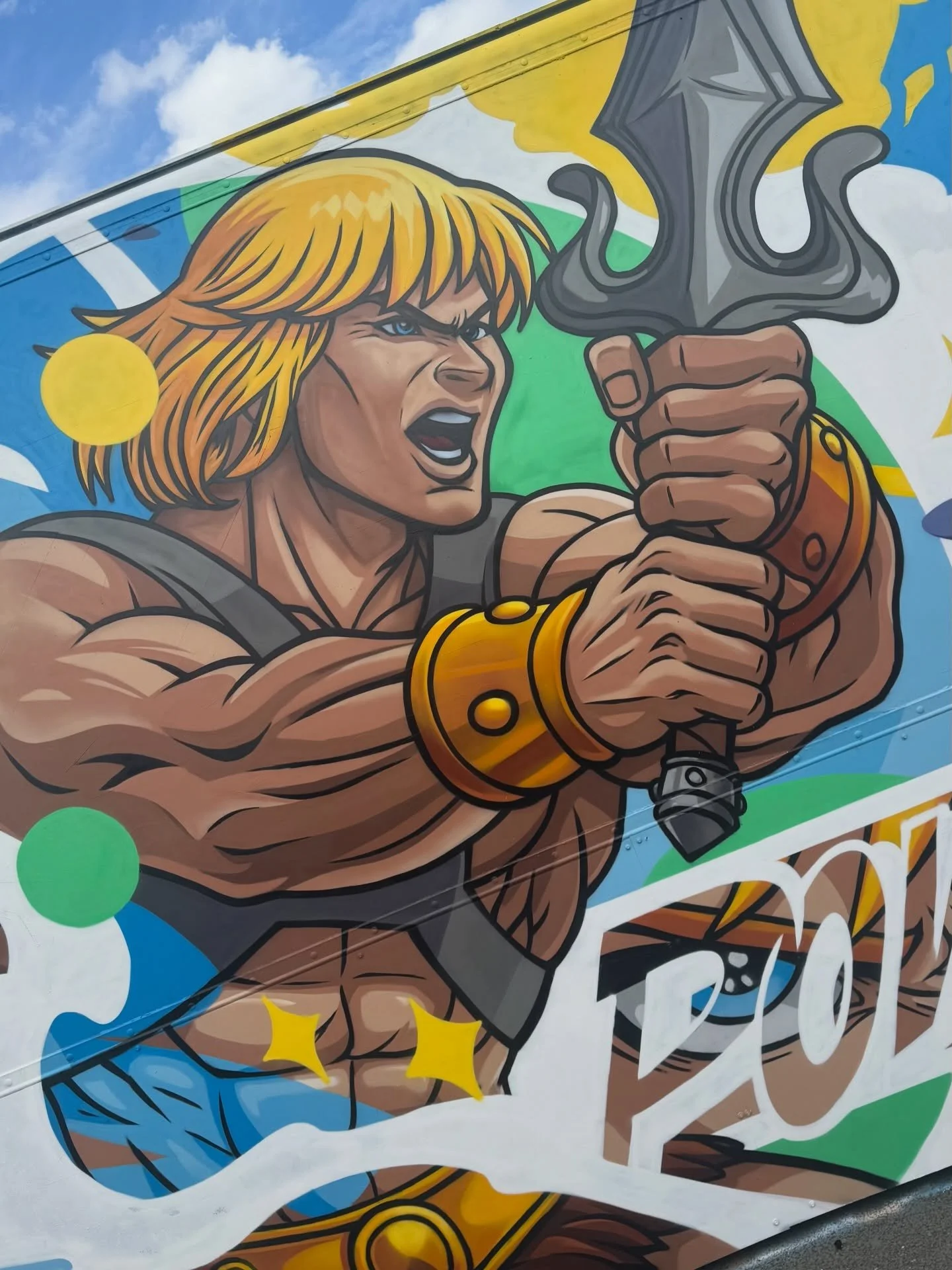 Masters of the Universe WIP 

Currently working on this beast of a mural. I wanted to get this finished in time for the @mastersmovie launch but I&rsquo;ve still got a big chunk left to do so thought I would drop a few sneaky crops.

More to come soo