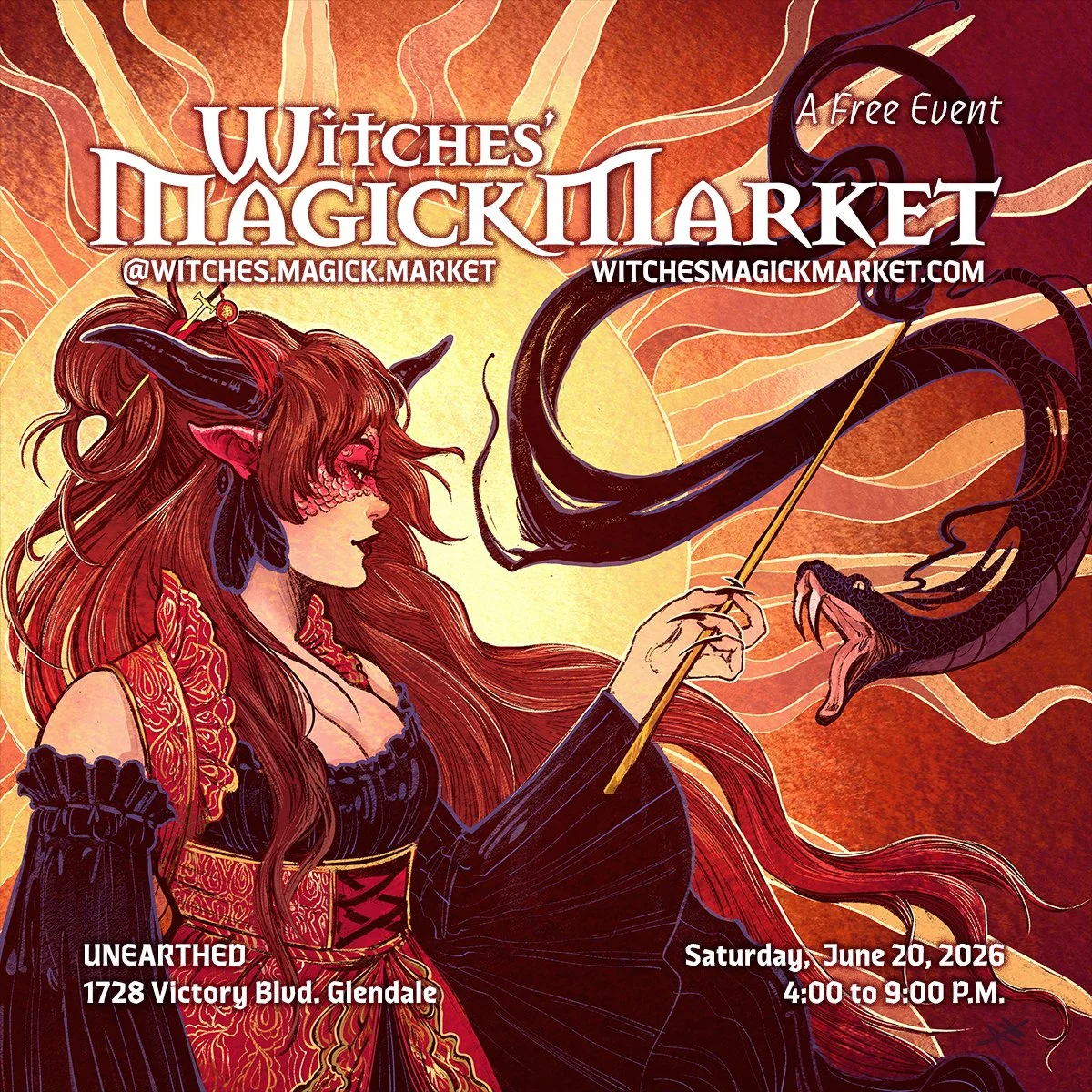 WITCHES' MAGICK MARKET - Solstice Spell Market