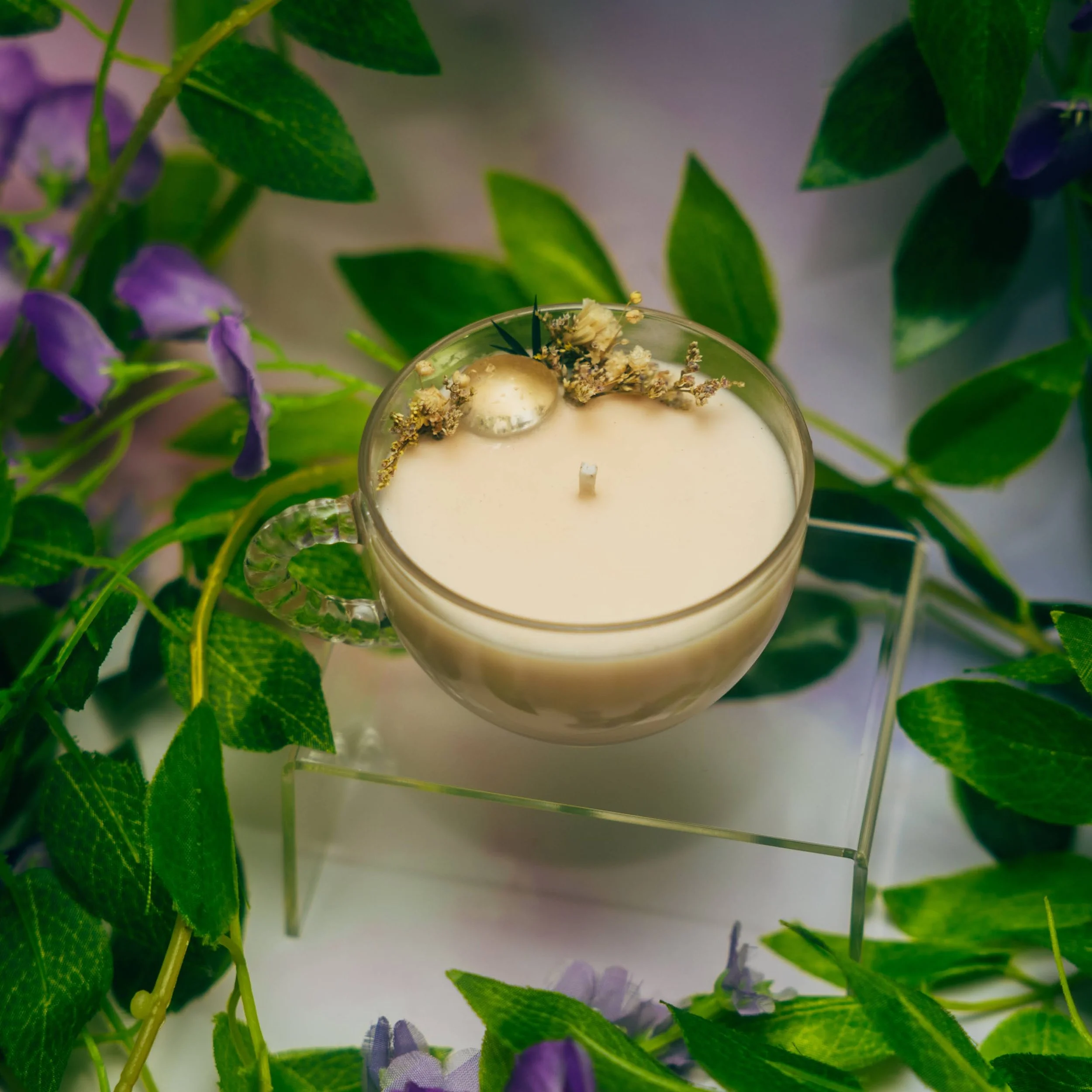 Peach Nectar Teacup Candle