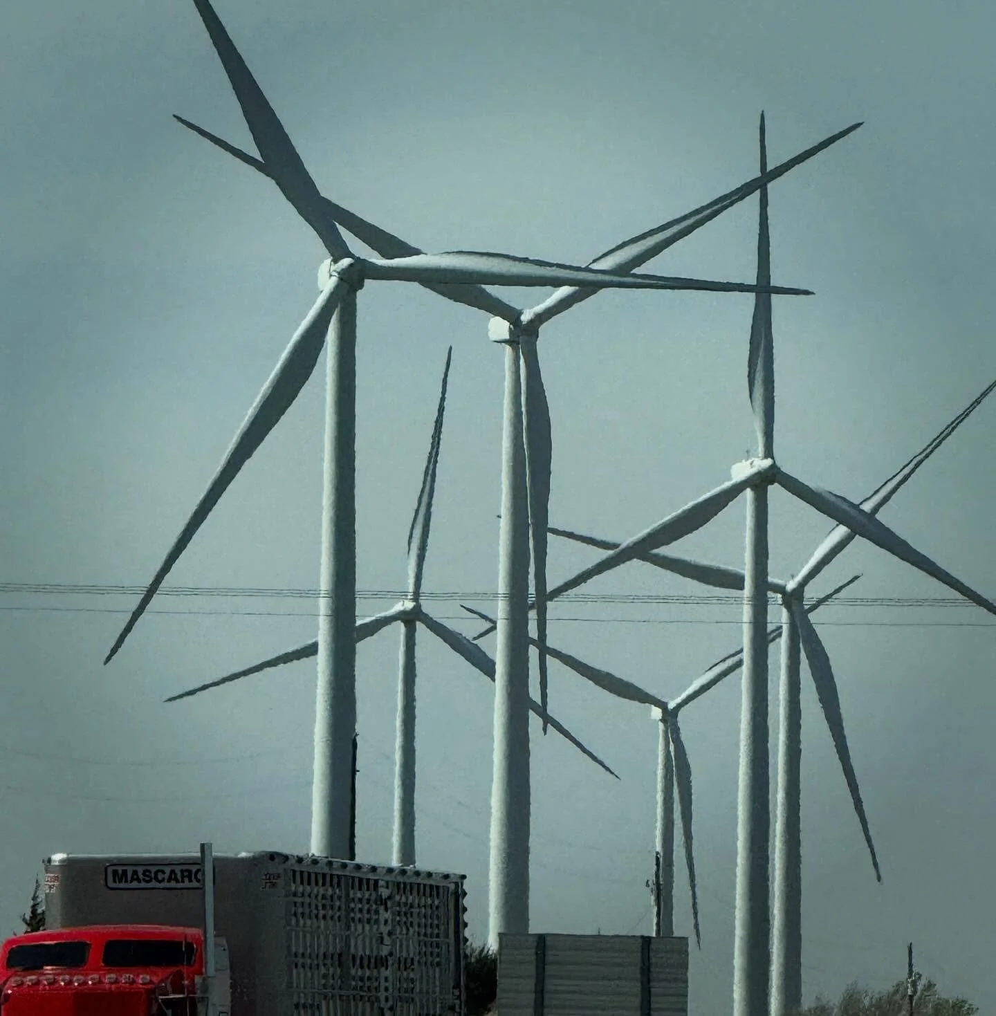 Driving &hellip;&hellip;&hellip;. It was interesting when crossing from Oklahoma to Texas, within a few hundred feet the landscape turns from green fields to brown. I wondered if there is a watershed variation or different farming practices.  The big