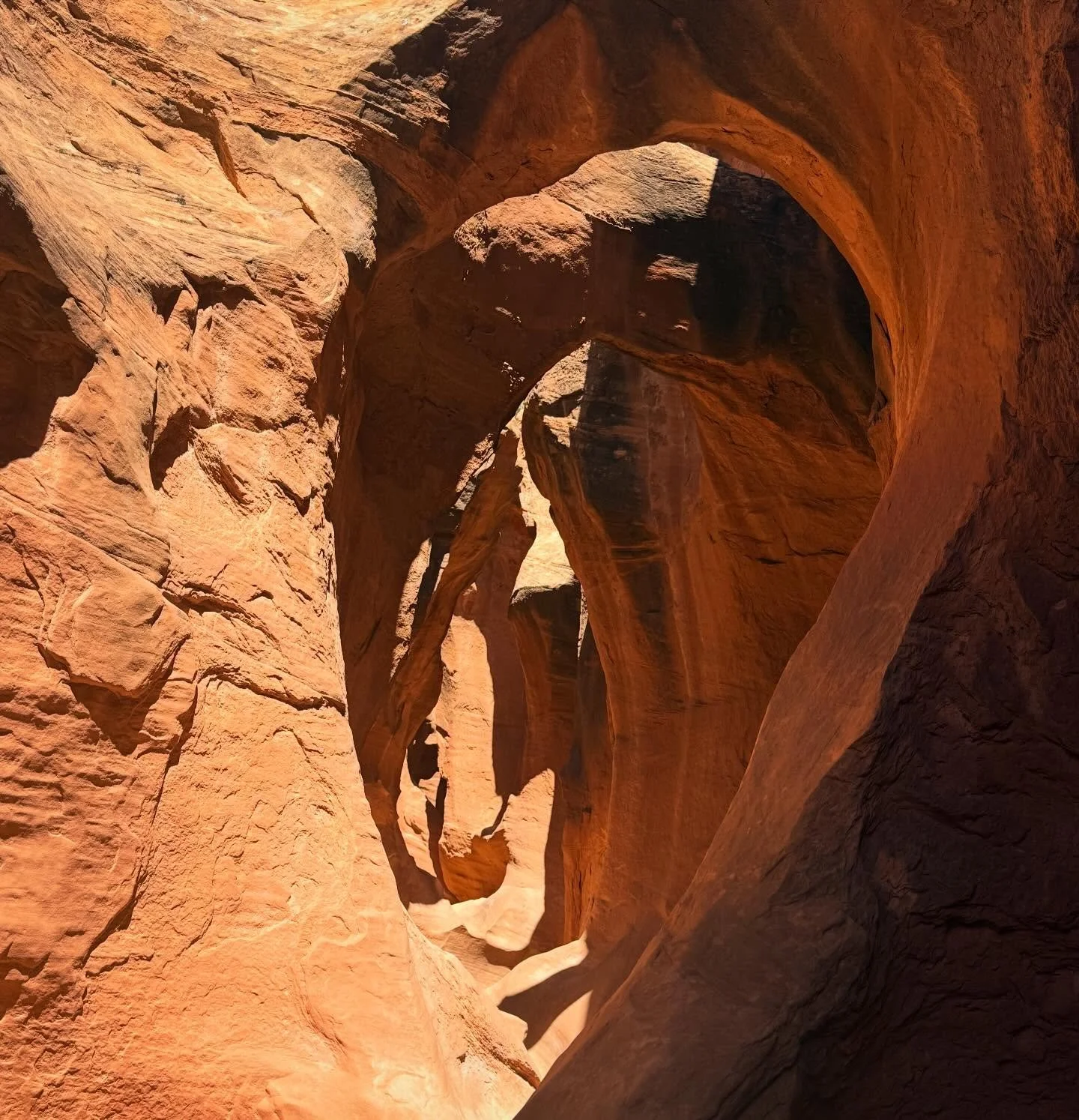Peek-A-Boo and Spooky Slot Canyons. It was a dream come true. 3 miles of climbing, squeezing, and descending through red and gold rocks. So much fun!  I could do that every day. It&rsquo;s like being a kid again. Super grateful for the experience.