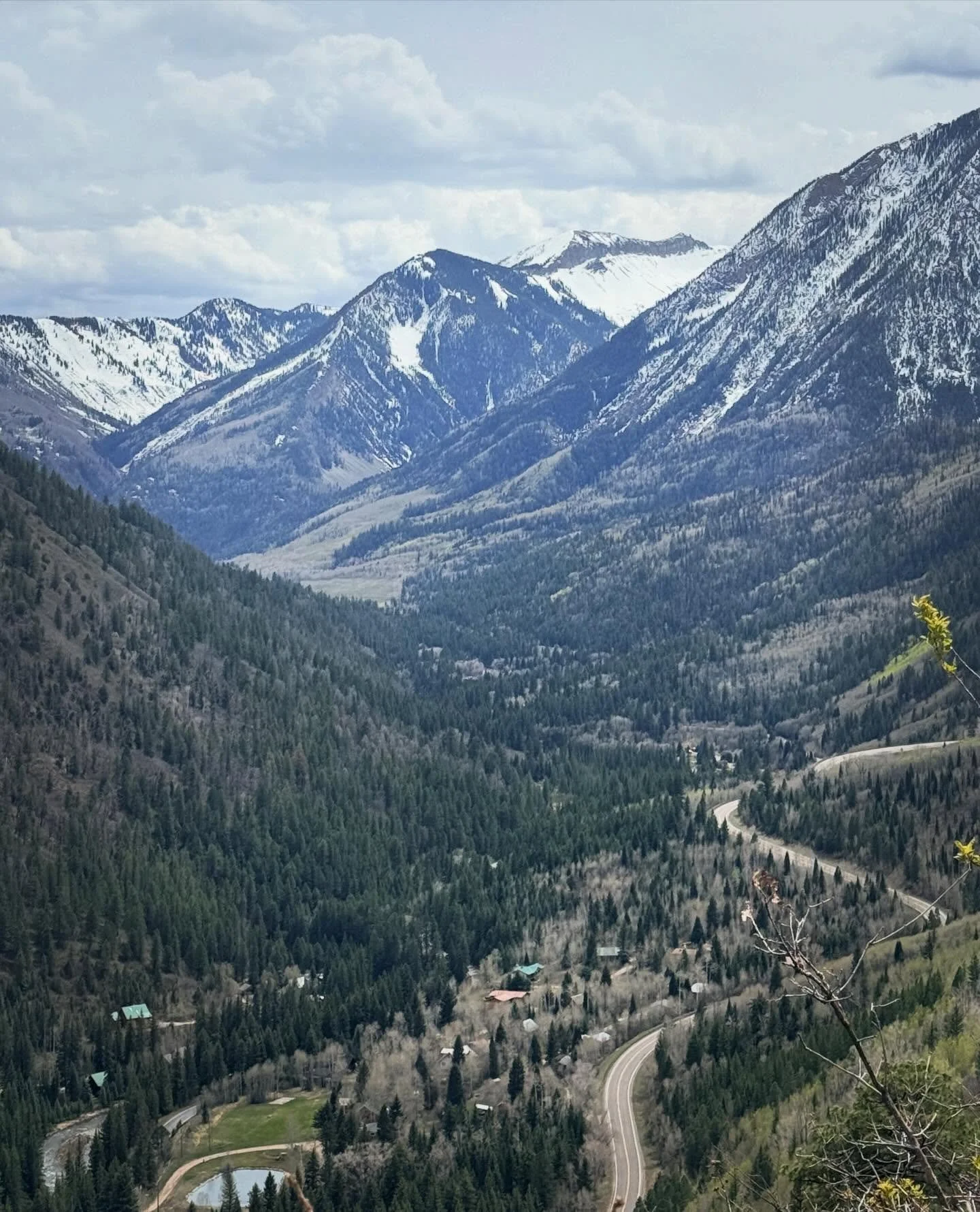 Breathtaking views in Colorado between Ouray and Durango. I cried more than once with the beauty in every direction.  This is an extraordinary planet.