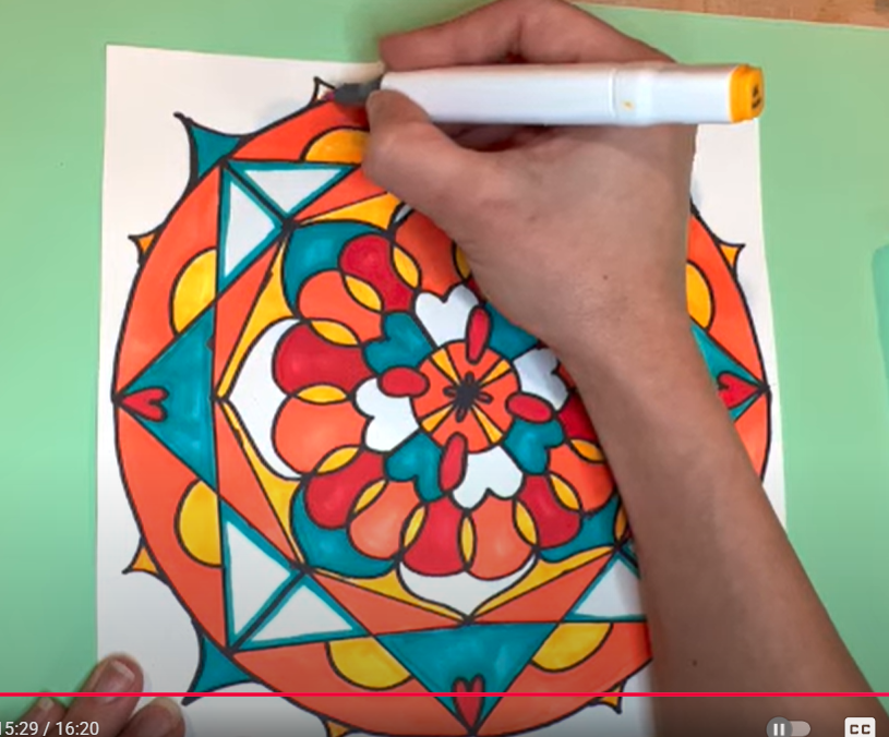 Draw a Mandala - Radial Symmetry