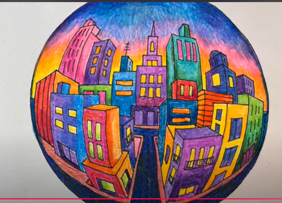 5 Point Perspective City