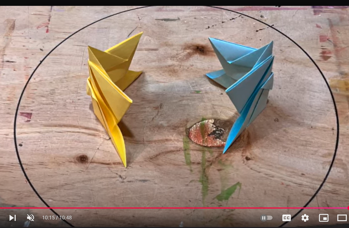Origami Sumo Wrestlers