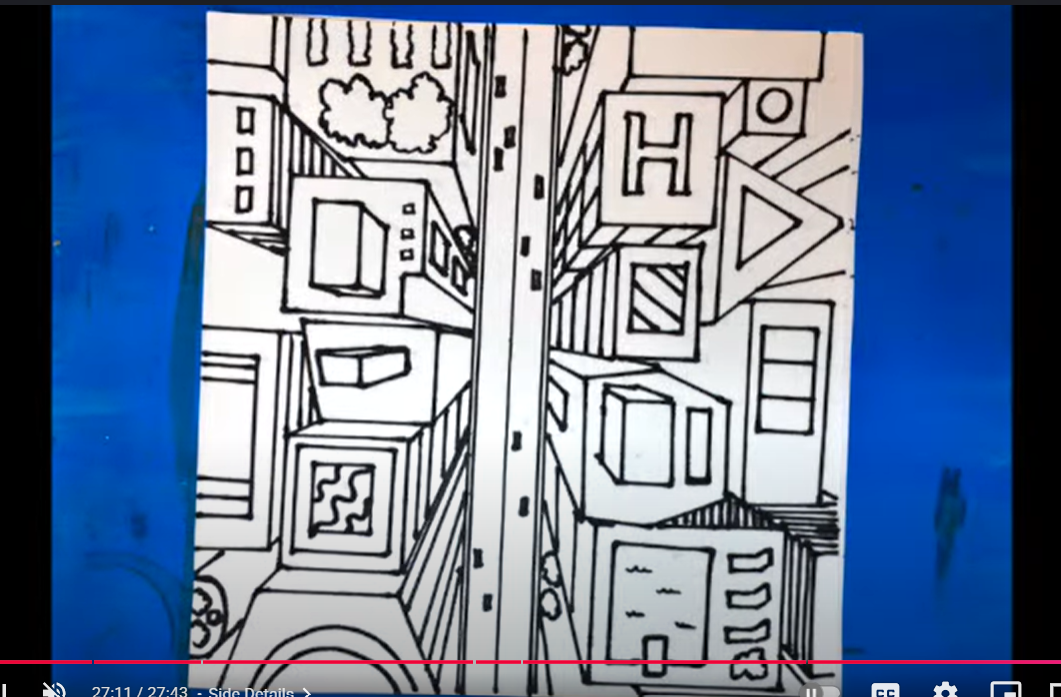 1 Point Perspective Bird’s Eye View