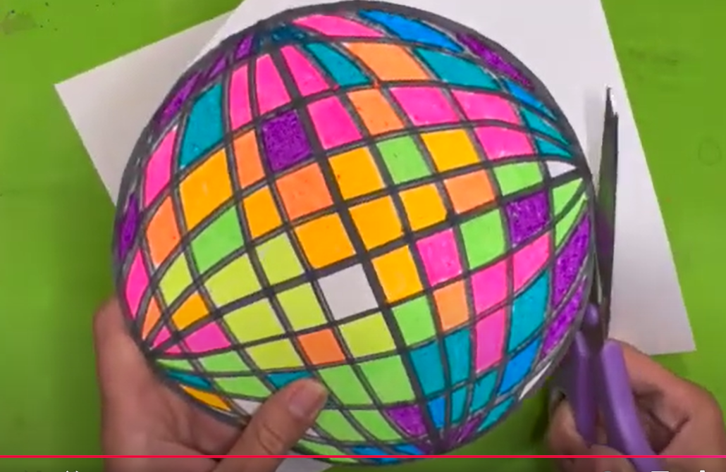 Glow Art Disco Ball