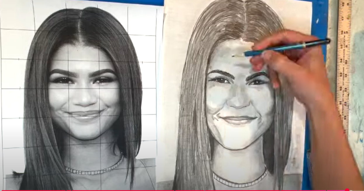 Grid Art Portraits