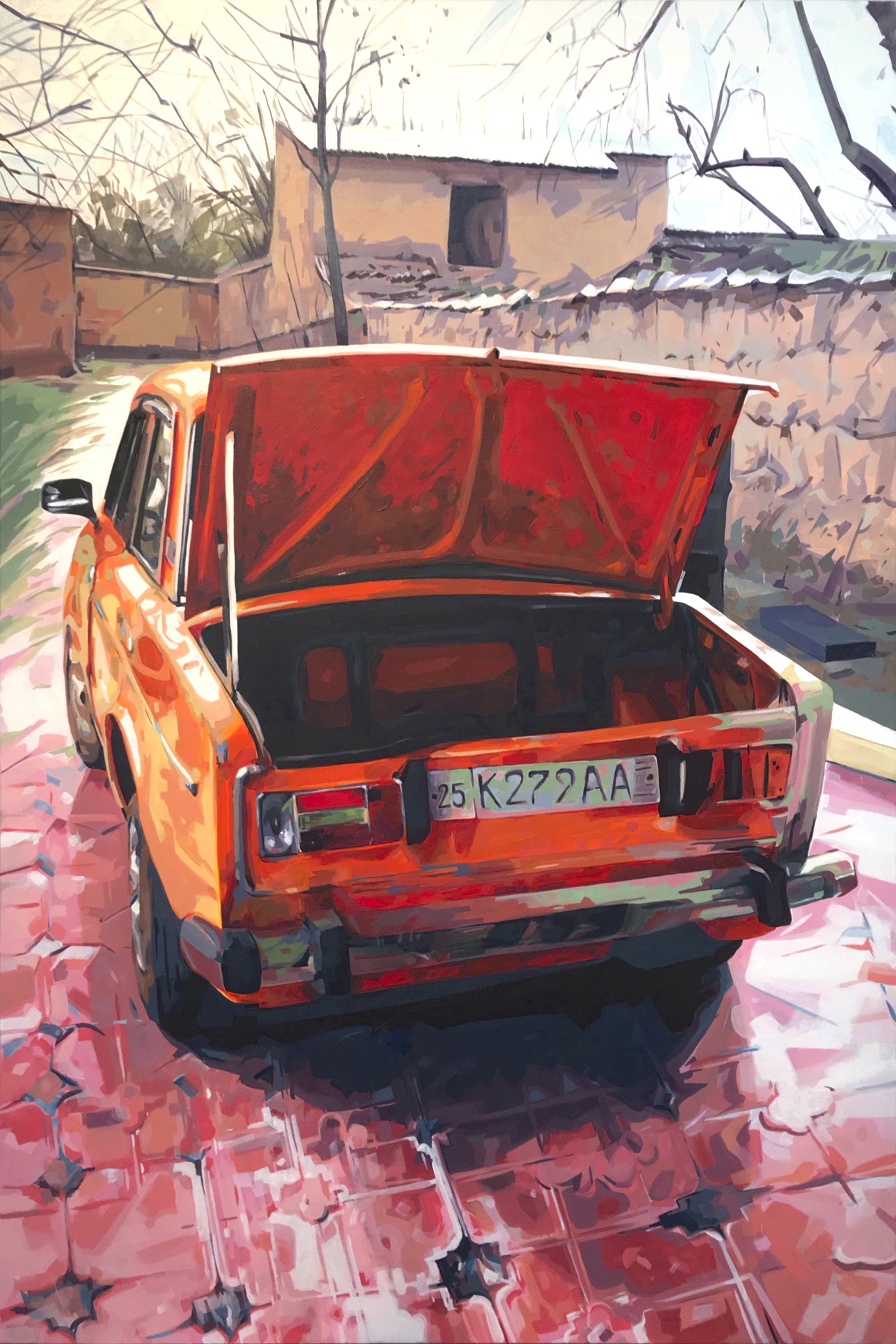 500€ - Nostalgia. Acrílico sobre lienzo, 100x150 cm
