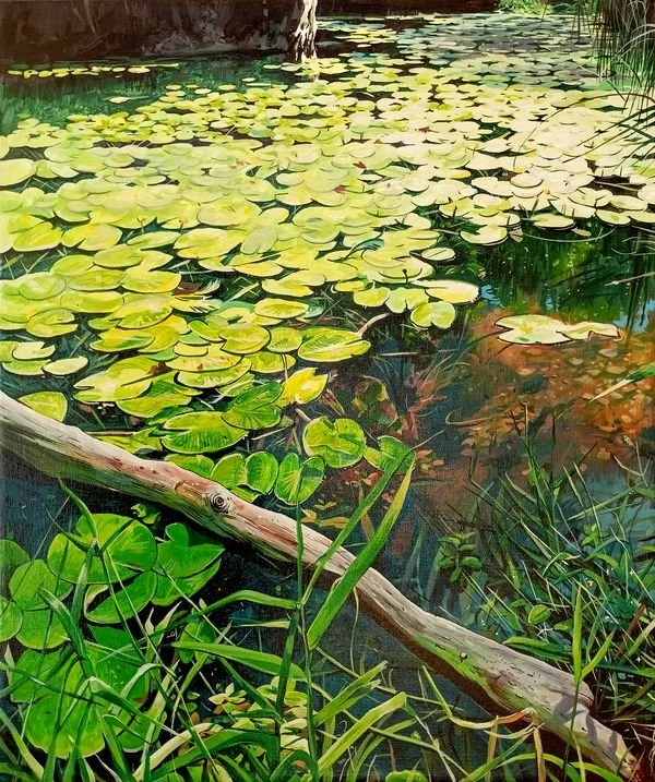 Cañón del Río Lobos. Acrílico sobre lienzo, 46x55 cm