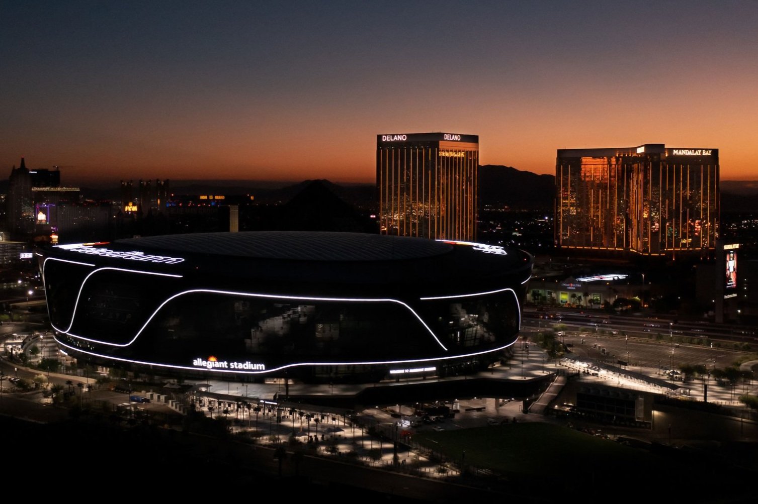 shuttle to the Super Bowl Las Vegas from palms casino resort and circa resort and casino