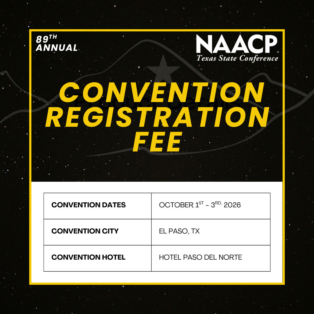Branch Convention Registration Fee