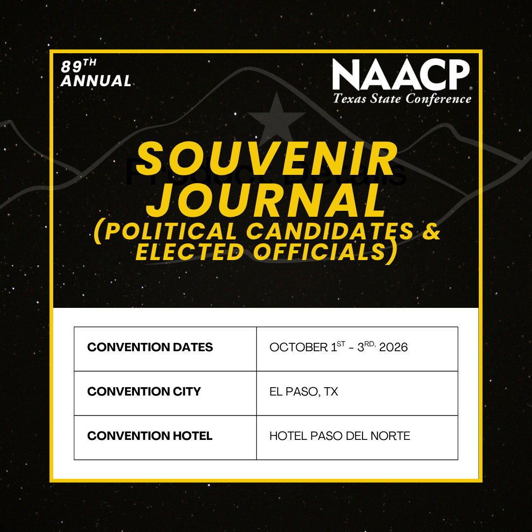 Souvenir Journal Ad (Political Candidate & Elected Official)