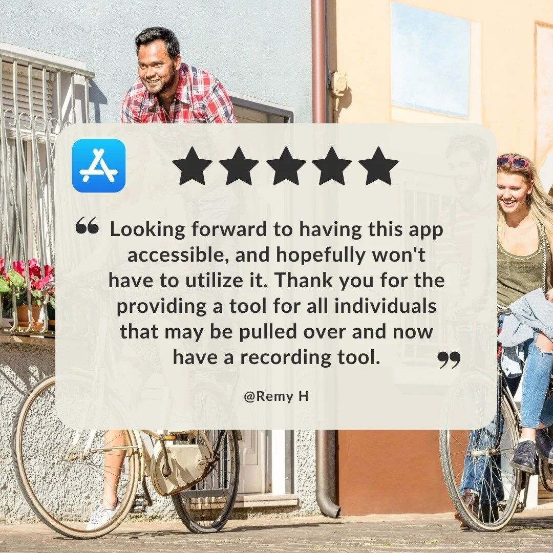 To all our new app users &mdash; THANK YOU! 👏 We love hearing why having a little extra support on the road makes all the difference. 

#app #turnsignl #reviews #justicetech #legaltech #startup #drivesafe #beempowered