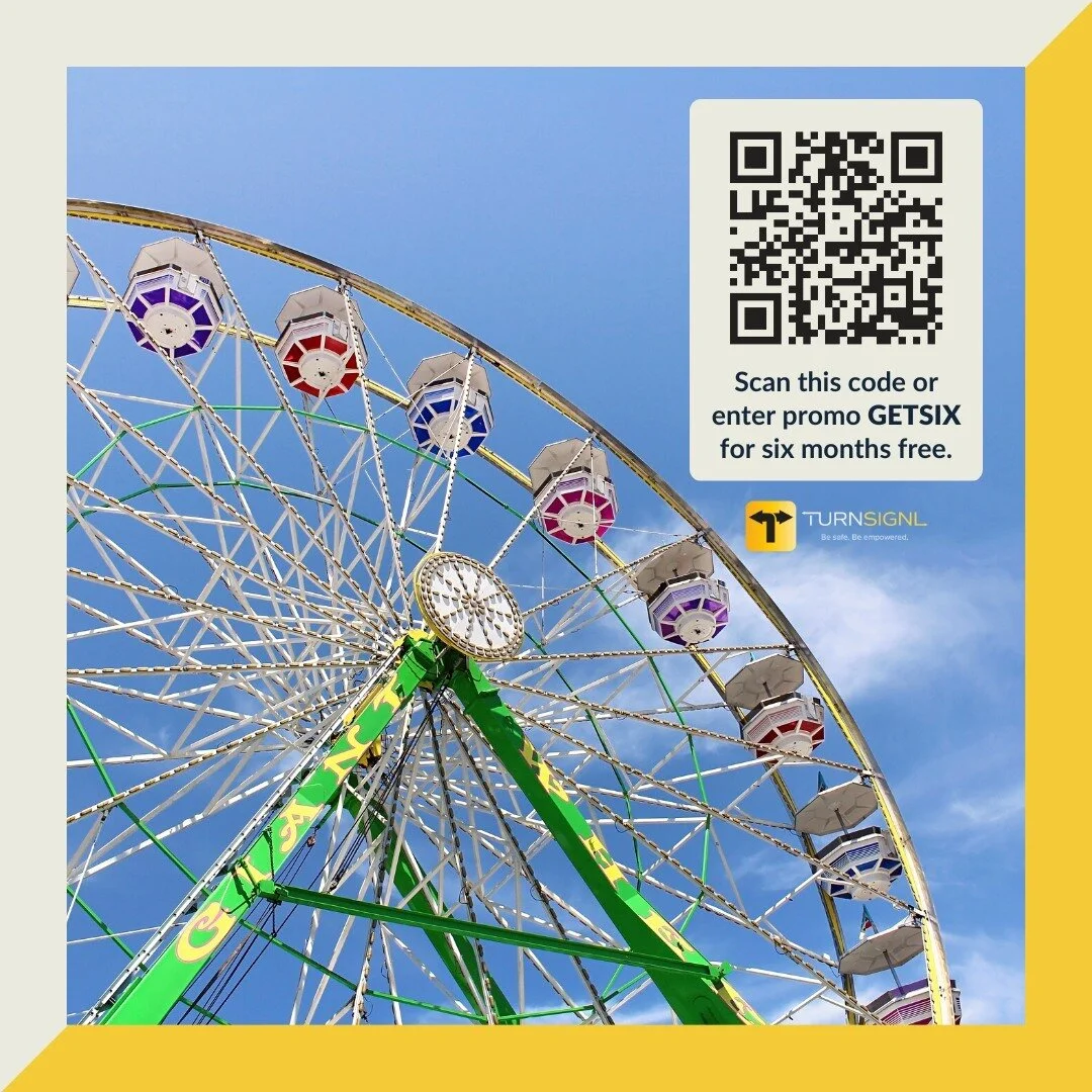 Headed to the @mnstatefair this weekend? Don't forget the essentials:
☀️ sunscreen
😋 empty stomach (to fill with 🧀 &amp; 🍪)
🎡 a camera for your perfect selfie moment
 
... then make sure to keep your ride home safe and empowered with #TurnSignl. 