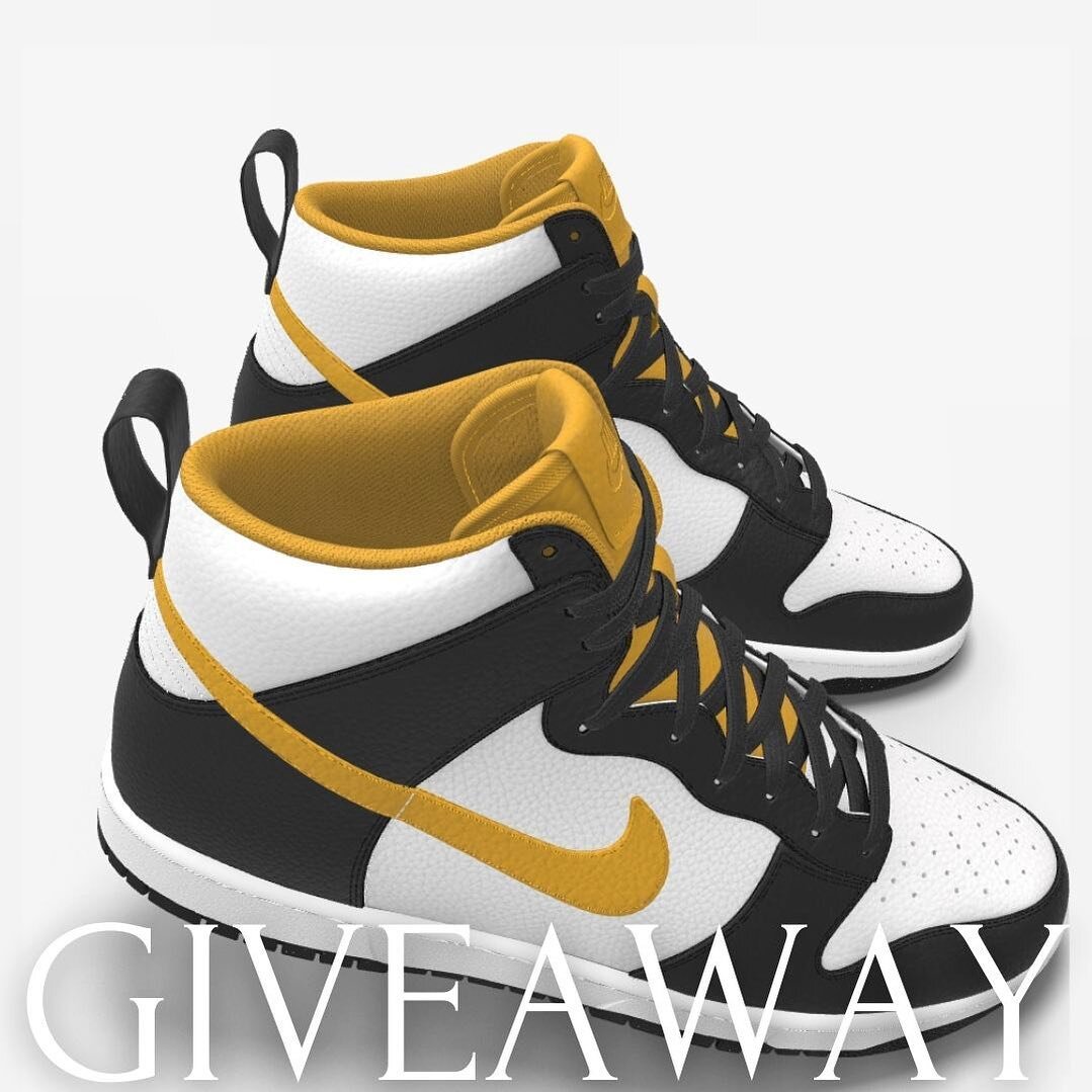 It&rsquo;s GIVEAWAY TIME! As a &ldquo;Thank You&rdquo; to everyone who has supported us throughout our journey, we&rsquo;re giving away a custom pair of Nike Dunk High Tops! 🙌🏼🙌🏼 this giveaway is in collaboration with @qasimrashid - an activist, 