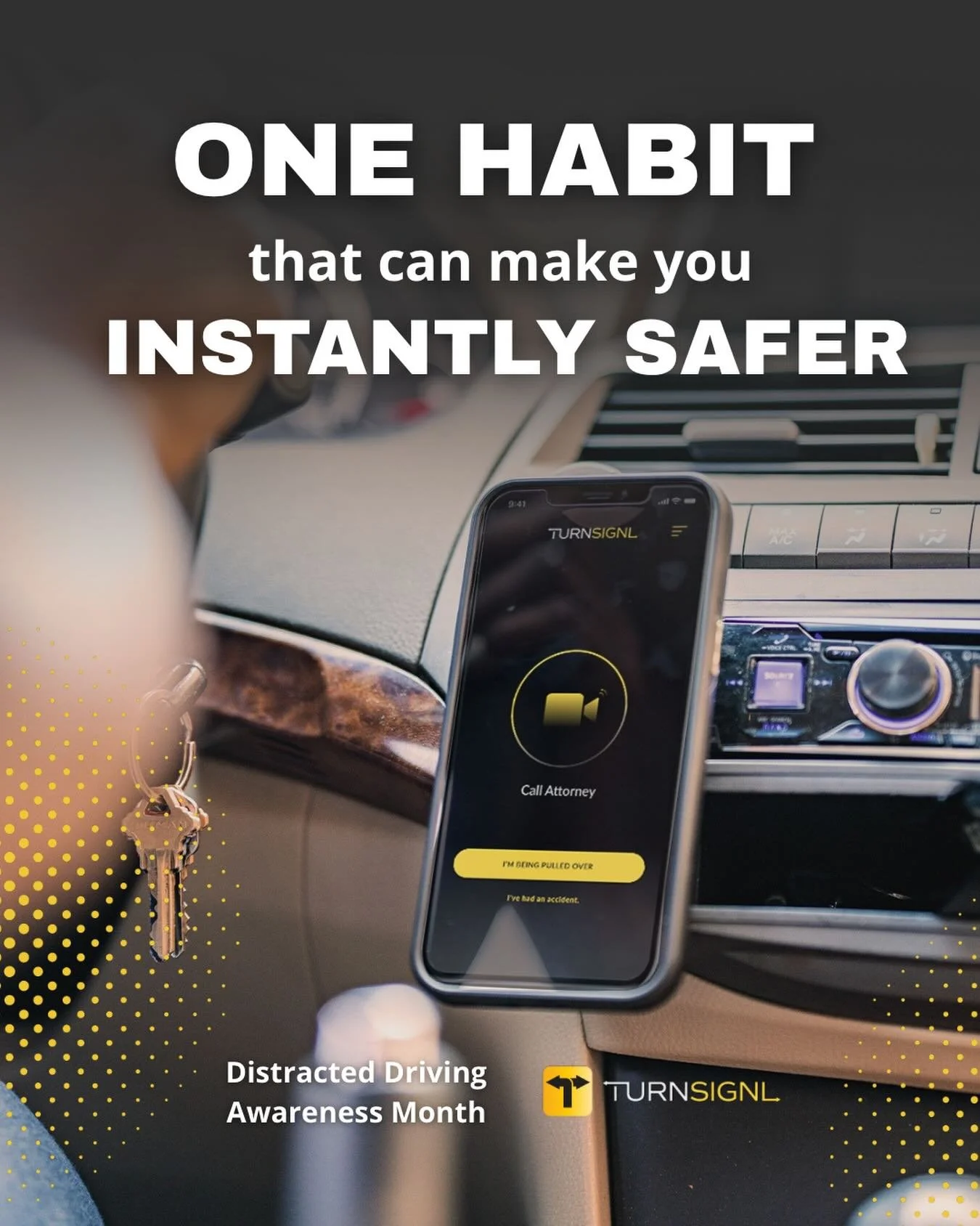 Your risk of a crash increases by 2 to 6 percent when using a cellphone while driving. Small changes, like using a phone mount, can help you keep your hands on the wheel and your focus on the road!

With April being Distracted Driving Awareness Month