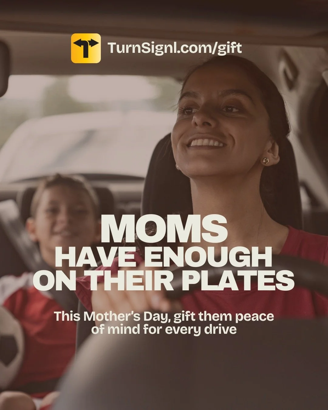 Moms have enough on their plates.

The last thing they need is added stress behind the wheel.

This Mother&rsquo;s Day, skip the usual and give her something that actually makes a difference, peace of mind for every drive.💛

www.TurnSignl.com/gift