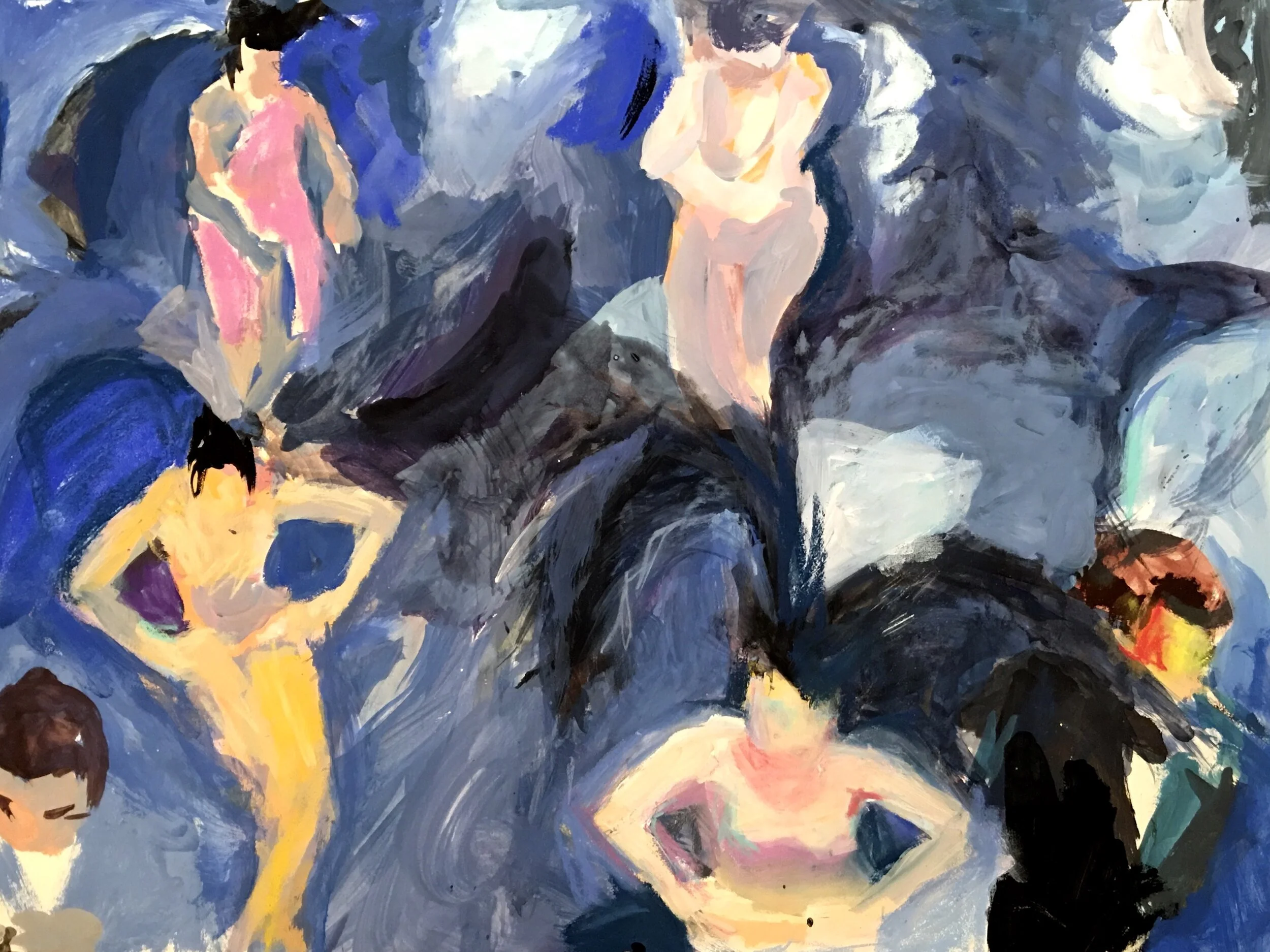 Stage Overhead, 24 x 18, 2020