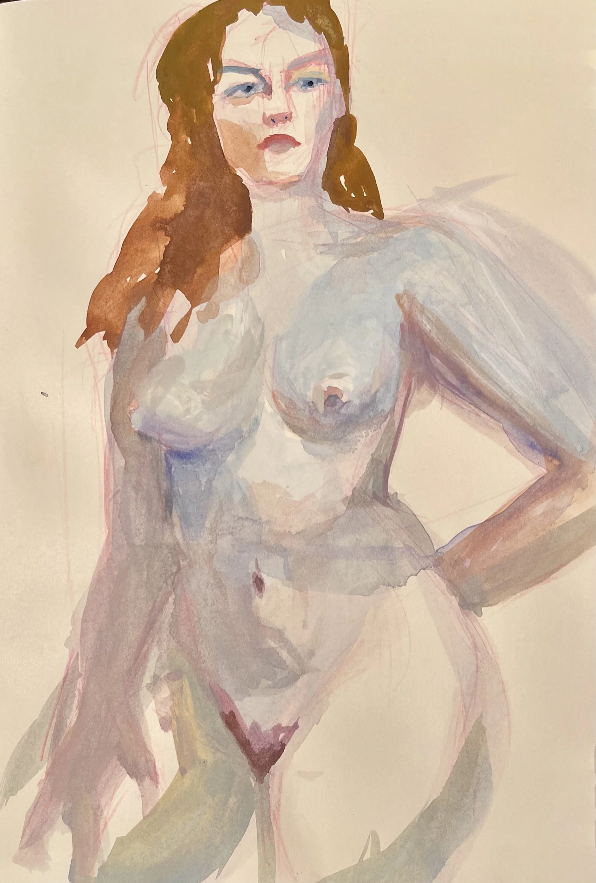 Maud, 11 x 8", Watercolor, 2021