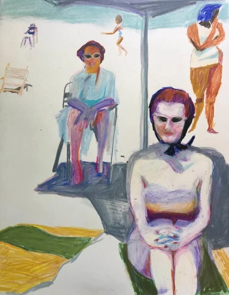 Fourth Day in a Row, 14 x 1", 2018