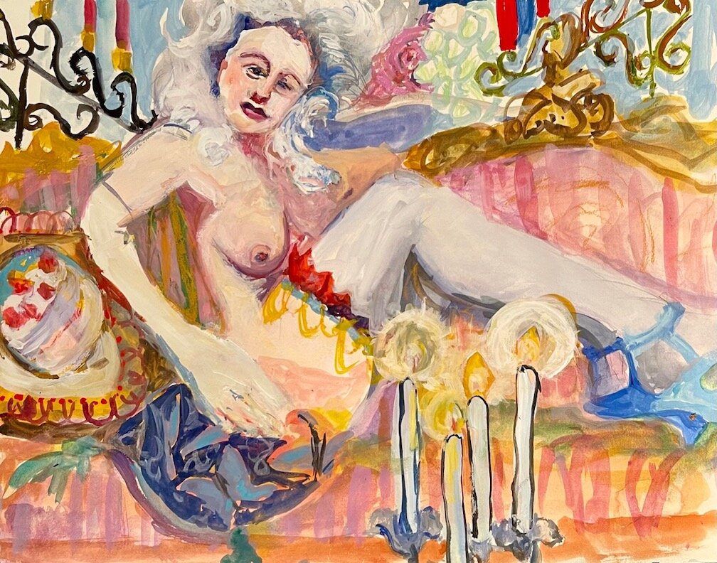 Alex as Marie, 14 x 11", 2021