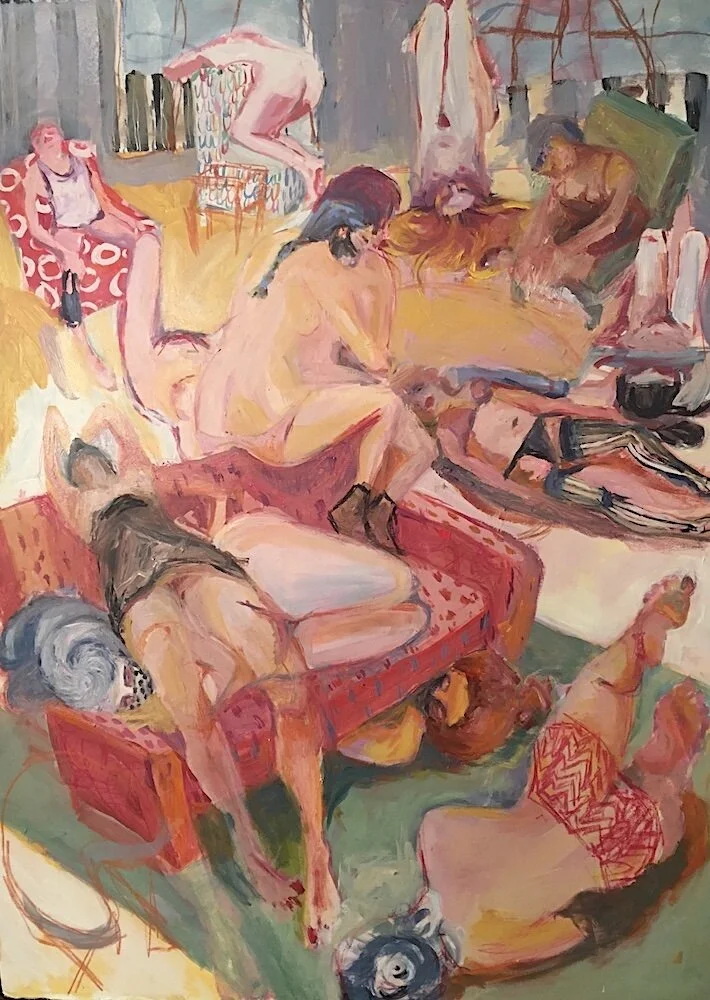 It's Safer if You Just Stay, 40 x 30, oil on canvas, 2020