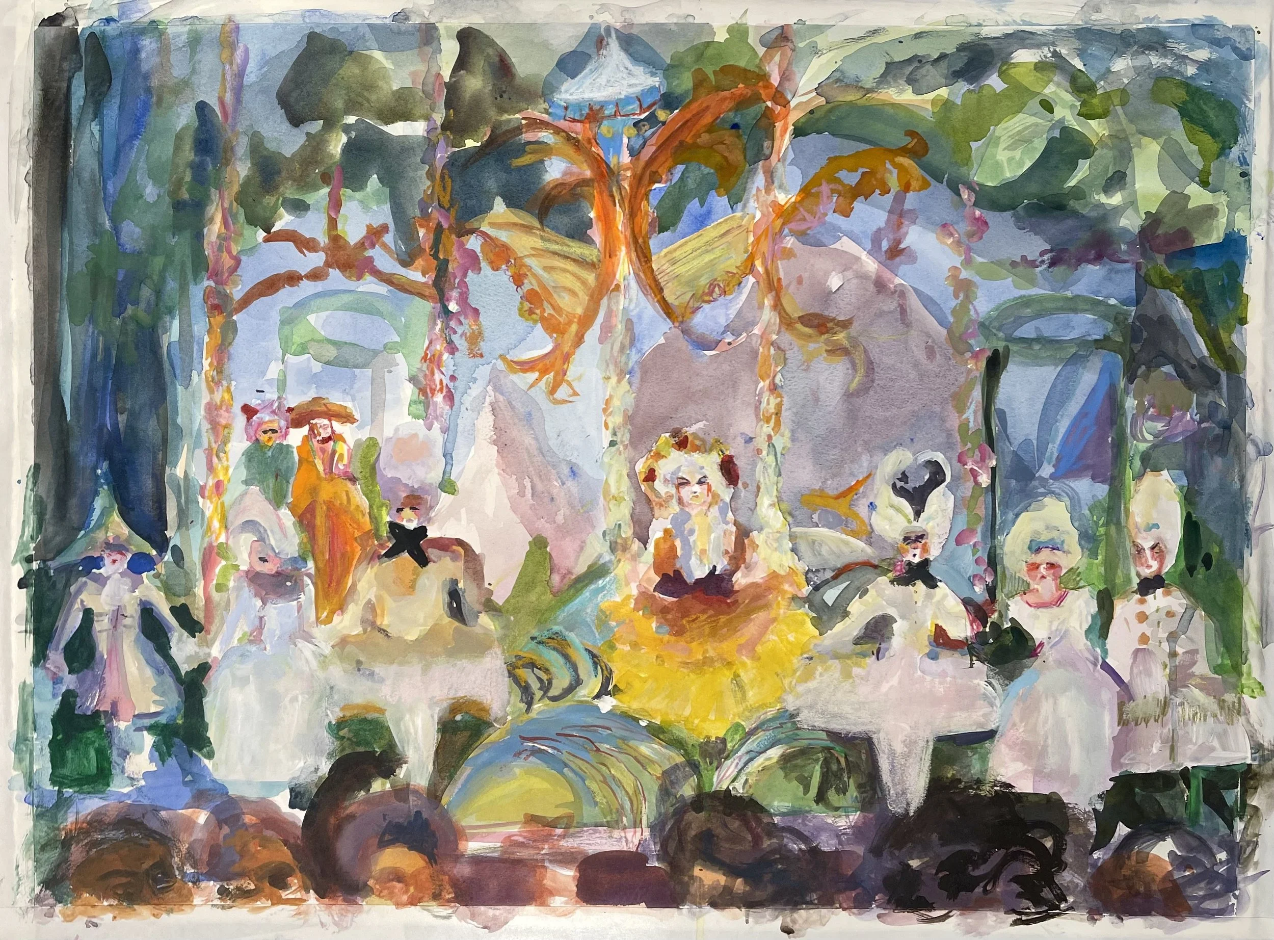 Spring Pagentry 22x30" 2022