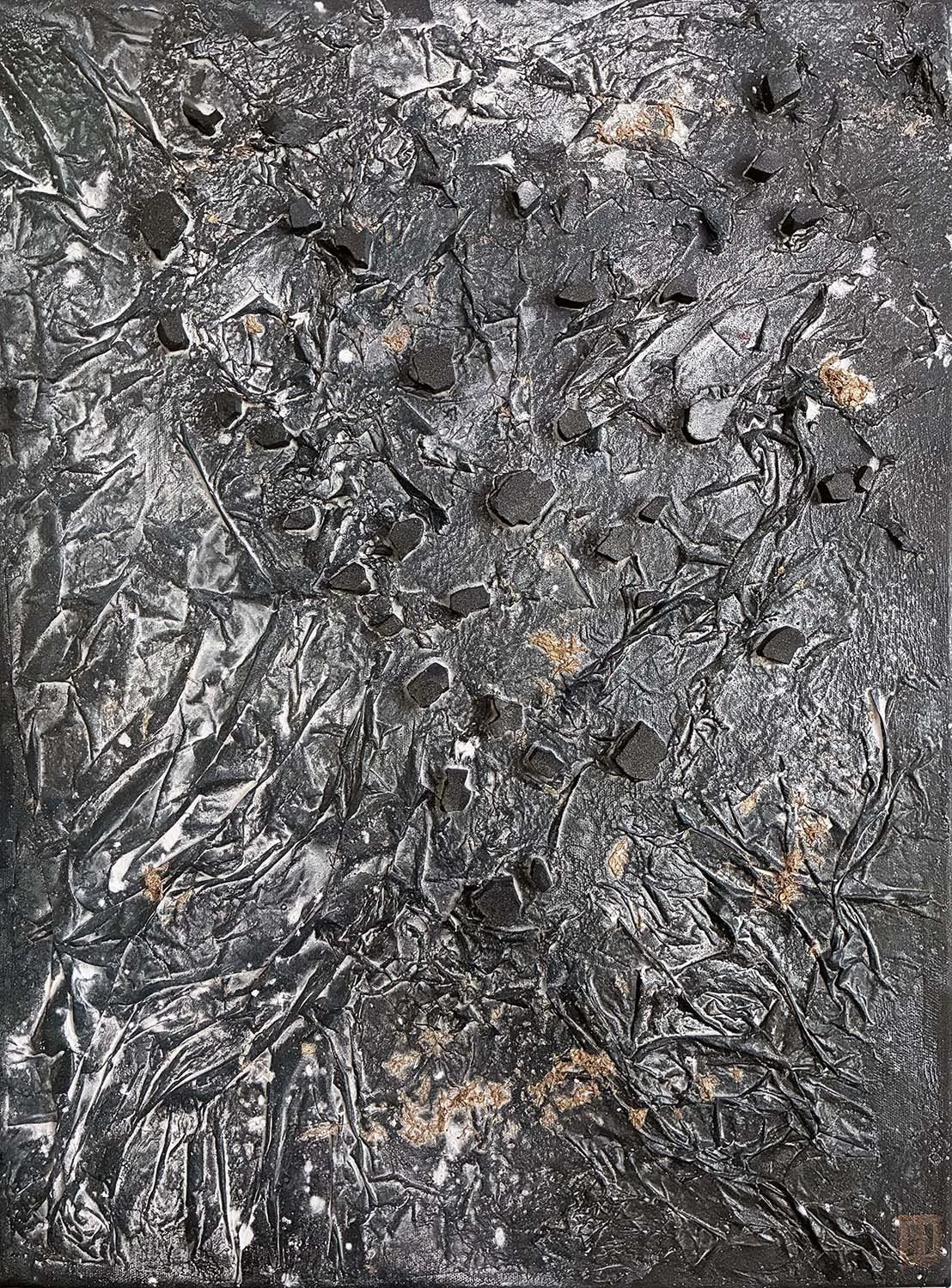 Veins of Eternity Mixed media on canvas 18x24